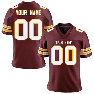 Maillots de football américain personnalisés par sublimation, sans manches, 100 % polyester, anti-humidité, uniformes d'équipe en gros, service OEM pour - Product Image 6