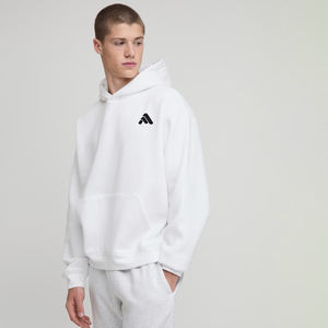 Sweat-shirts d'hiver populaires pour hommes, coupe classique, manches longues, poignets côtelés, design de marque personnalisé, pull sans cordon, écologique, 350g - Product Image 1