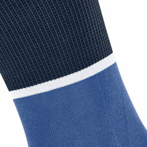 OEM Custom Football Crew Socks-Jacquard Logo Eco-Friendly Breathable Spandex/Polyester/Cotton <b>Knee</b> <b>High</b> Socks for Athletic Use - Product Image 6