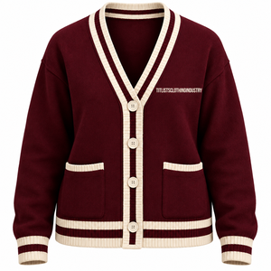 Pulls à col en V très demandés en 2026 pour les sororités/fraternités/écoles/collèges/universités, cardigans tricotés unisexes - Product Image 3