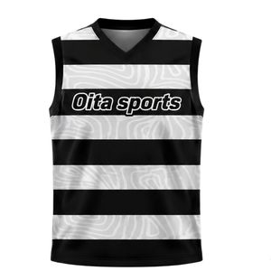 Black White Volleyball Sleeveless Shirt Athletic Team Sportswear Top Match Uniform Training Performance Clothing - Product Image 1