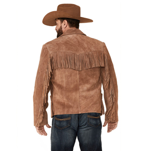 10. Fabricant de vestes en cuir à franges de qualité supérieure, vêtements d'extérieur en cuir de haute qualité - Product Image 4
