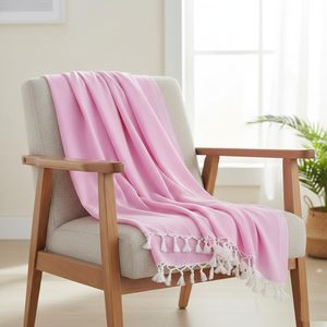 Premium Cotton Bedding <b>Blanket</b> Soft Comfortable Breathable Lightweight <b>Warm</b> <b>Blanket</b> For Bedroom Home Hotel Resort - Product Image 1