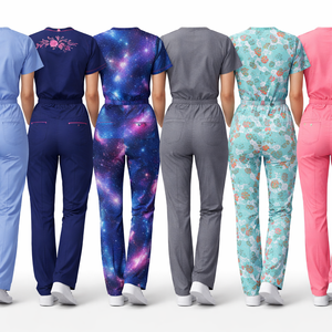 Conjuntos de Uniformes Médicos de Algodón Tejido Personalizados al por Mayor en Varios Colores y Tallas - Servicio OEM para Pedidos al por Mayor para Hospitales - Product Image 2