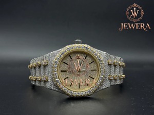Reloj de Lujo Mossinate de Acero Inoxidable con Diamantes, Elegante, Moderno y Perfecto para Hombres y Mujeres, Alta Demanda - Product Image 3