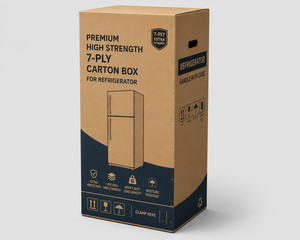 Boîte en carton de haute résistance à 7 plis pour réfrigérateur - Product Image 1