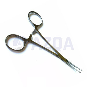 Stainless Steel Body <b>Piercing</b> Dermal Anchor Holding Forceps With 1.6 mm Hole For Professional Jewelry Installation - Product Image 6