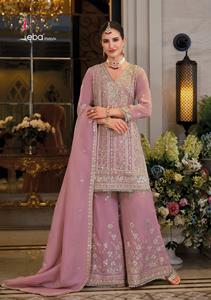 Women's Adult Party Wear Designer Salwar Kameez Set with <b>Top</b> Bottom Dupatta - Product Image 1