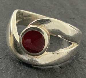 Vintage Sterling Silver Agate Ring Handmade Natural <b>Stone</b> Jewelry Elegant Fashion Ring Gift For Women - Product Image 2