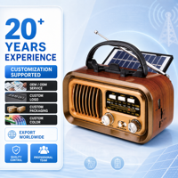 Radio portable solaire AM FM SW RAISENG R-68BT R-68BTS, radio rechargeable, lecteur MP3 USB TF, OEM d'usine