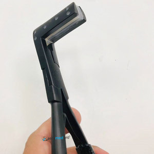 Herramientas Profesionales de Extensión de Cabello con Cinta Adhesiva de Acero Inoxidable Negro Mate de Alta Calidad, Fijación Fuerte, 7.5 Pulgadas - Product Image 5