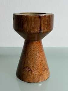 Solid Wood Geometric Candle Holder <b>Tea</b> Light <b>Stand</b> Decorative Accent for Contemporary Home Styling B2b Supply - Product Image 4