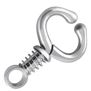 Anillo Nasal para Ganado de Acero Inoxidable Veterinario de Primera Calidad, Reutilizable, Resistente y con Resorte, para Uso en Hospitales Veterinarios - Product Image 2