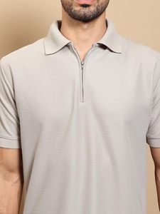 เสื้อโปโลชายผ้าฝ้าย 100% ปักโลโก้ตามสั่ง แขนสั้นเรียบง่าย ผู้ผลิต OEM - Product Image 2