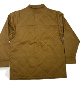 Custom Men Heavyweight 100% cotton Canvas | Cotton Twill jacket for winter collar down unisex padded <b>button</b> down Coat - Product Image 4