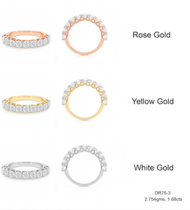Bague sertie de diamants de qualité supérieure certifiés IGI, cultivés en laboratoire, pour femmes, bijoux de luxe pour mariage, fiançailles, fête, anniversaire - Product Image 1
