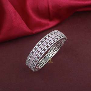 Sewina Pink CZ Designer Fashion Bracelet - Product Image 1