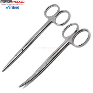 กรรไกรเมทเซนบาุม 6 นิ้ว แบบตรง/โค้ง ปลายทู่ ผลิตจากสแตนเลสเกรดพรีเมียม ใช้งานด้วยมือ ได้รับการรับรองมาตรฐาน CE สำหรับการผ่าตัดและการชำแหละทางการแพทย์ - Product Image 6