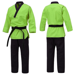 Custom Logo Unisex Adult Lightweight 280g Dobok Breathable Stretch Quick Dry Polyester/Cotton Taekwondo Training Competition - Product Image 5