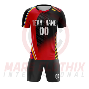Custom Logo Breathable Lightweight <b>Soccer</b> Jersey Set High Quality Football Jersey And Shorts Set For Unisex - Product Image 2