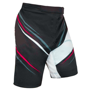 Custom <b>Men's</b> Woven MMA <b>Shorts</b> Mid Waist Drawstring Closure Quick Dry Breathable Lightweight <b>for</b> Grappling Training - Product Image 1