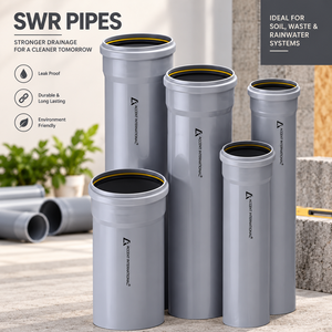 Tuberías de PVC Tipo A Resistentes de 75 mm para Drenaje, Plomería, Aguas Residuales, Lluvia, Aplicaciones Sanitarias, Construcción e Industria - Product Image 1