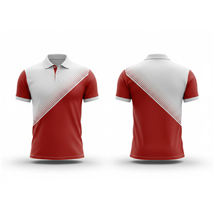 Camiseta de Cricket Cómoda de Mezcla de Algodón/Poliéster, Manga Corta, Ropa Deportiva para Hombre para Todas las Temporadas - Oferta de Fábrica al por Mayor - Product Image 3