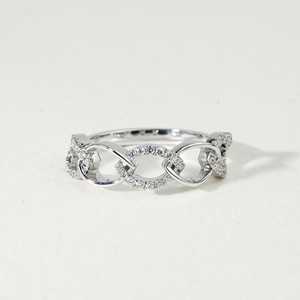 Bague de fiançailles pour femme en or blanc massif 10K 14K 18K avec diamant de laboratoire taille marquise 1 carat, certifié IGI, couleur E, clarté VVS - Product Image 2