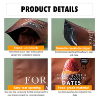 Sachets d'emballage personnalisés en plastique thermoscellable pour sauces chili et tomate, en aluminium, vides