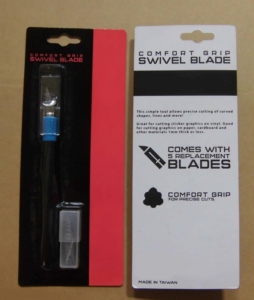 KN0146 Durable Portable Craft Knife High Quality Precision Hobby Tool with 5 Spare <b>Plastic</b> Blades for Detail Cutting - Product Image 1