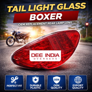 Lentille de feu arrière de moto pour Bajaj Boxer |   Couverture en verre pour feu arrière, pièce de rechange OEM - Product Image 3