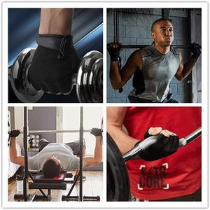 Guantes de Gimnasio para Levantamiento de Pesas, Transpirables, Ligeros, de Medio Dedo, para Hombres y Mujeres - Product Image 5