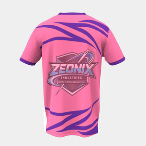 ชุดกีฬาคุณภาพสูงแบบซับลิเมชั่นสั่งทำขายส่ง เสื้อยืด กางเกงขาสั้น แห้งเร็ว ระบายอากาศได้ดี ผ้าฝ้าย 100% ทรงหลวม บริการ OEM - Product Image 2