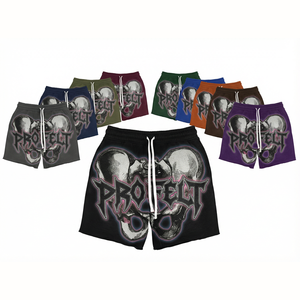 Pantalones Cortos Deportivos para Hombre, Tallas Grandes, Corte Holgado, Al Por Mayor, Alta Calidad, 100% Algodón, Transpirables, de Secado Rápido, Cintura Elástica, Personalizables - Product Image 1