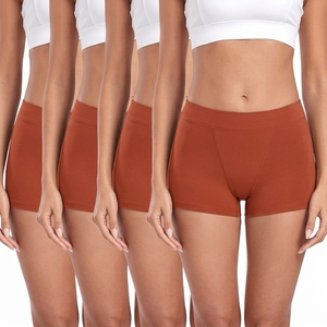 Braguitas de punto Yun Meng Ni de talle medio, estilo hipster, de spandex/algodón, tallas 2XL, 3XL, 4XL, con estampado de puntos florales, transpirables y sexys para mujer. - Product Image 1