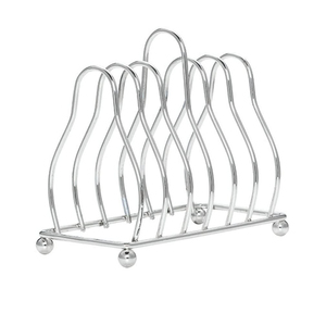 Modern Black Iron 3-Slot Plate Stand Countertop Dish Drying <b>Rack</b> & Plate Organizer for Space-Saving Modular <b>Kitchen</b> Usage - Product Image 2
