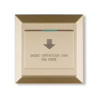 Interruptor de Ahorro de Energía Programable 220V 40A, Interruptor Inteligente para Hotel con Tarjeta de 13.56Mhz y Función de Control de Tiempo