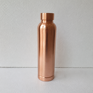 1L Pure Copper <b>Water</b> <b>Bottle</b> Leakproof Reusable Ayurvedic Drinking <b>Bottle</b> Eco Friendly Metal Drinkware for Wholesale <b>Bulk</b> Supply - Product Image 2