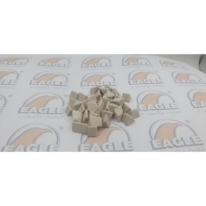Outils de bijouterie en céramique, triangle blanc 15 x 15 mm - Product Image 3