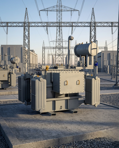 Transformateur robuste de 800 kVA refroidi à l'huile, classe de tension 20 kV, sortie secondaire 400 V, fréquence 50 Hz, système de refroidissement ONAN ONAF - Product Image 1