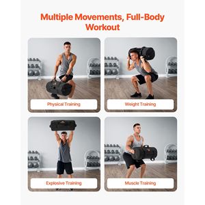 Borsa resistente da allenamento da 25-75 libbre CrossFit e borsa per allenamento pesi per Fitness - Product Image 4