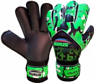 Guantes de Portero de Fútbol Unisex Personalizables de Alta Calidad de DURUS INDUSTRIES, de Látex, con Dedos Completos, Antideslizantes y con Cierre Elástico - Product Image 1