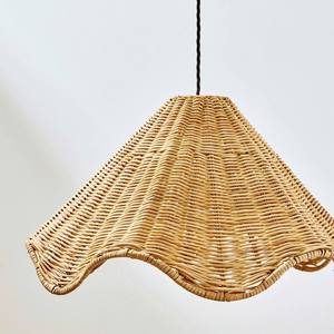 Abat-jour en rotin décoratif à suspendre au mur, pour salon, chambre et salle à manger, matériau naturel durable - Product Image 4