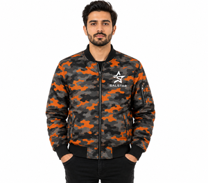 Chaquetas Bomber de Camuflaje Personalizadas al por Mayor, Sublimación 3D, Chaqueta Informal Ligera de Poliéster, Impermeable - Product Image 1
