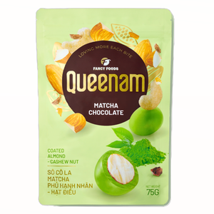Chocolate Dragee Vietnamita de Primera Calidad, Chocolate Matcha con Almendras y Anacardos Recubiertos de Chocolate, 75G, HALAL, OEM/ODM, Snacks, Dulces, Envío Global - Product Image 1
