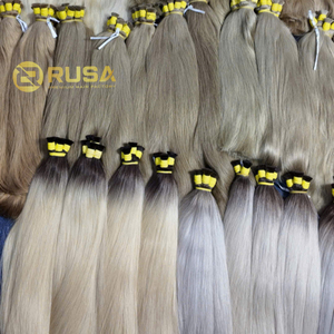 Extensiones de Cabello Humano Virgen Vietnamita Rusa Hanoi, Doble Trama a Máquina, Súper Doble Trama, 100g, Estilo de Puntas Completas, 1 Paquete - Product Image 3
