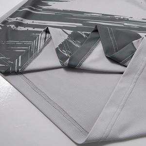 T-shirt à manches courtes pour homme, col rond, 100% polyester, motif imprimé géométrique, respirant, séchage rapide, coupe décontractée, jersey - Product Image 6