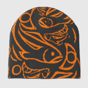 Wholesale Personalised Unisex Adults Winter Breathable <b>Waterproof</b> Spandex/Cotton Striped Street Style 3D Embroidered Logo <b>Beanie</b> - Product Image 6