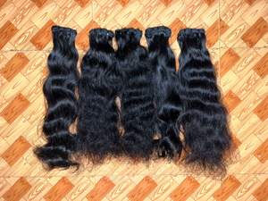 Lots de Cheveux Indiens Vierges, Cheveux de Temple, Vente en Gros, Cheveux Alignés dans le Sens de la Cuticule de VGP HUMAN HAIR - Product Image 4