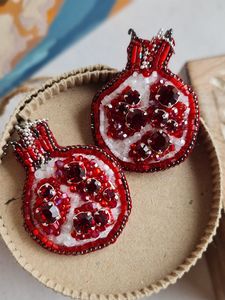Premium Embroidered Beaded Brooch Handmade Decorative Fashion <b>Pin</b> for Jackets and Bags - Product Image 5